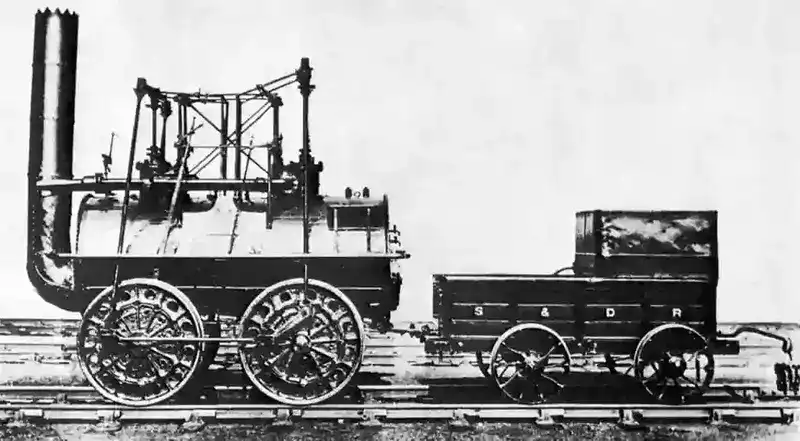 Steam Locomotive from the Industrial Revolution
