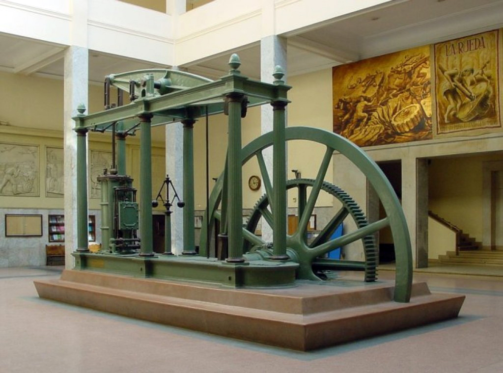 Photograph of James Watt's steam engine
